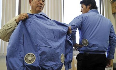 Vestimenta com ar condicionado acoplado é o novo sucesso no Japão