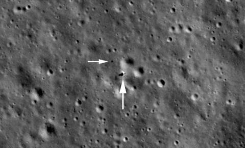 Sonda da Nasa flagra robôs chineses no lado afastado da Lua