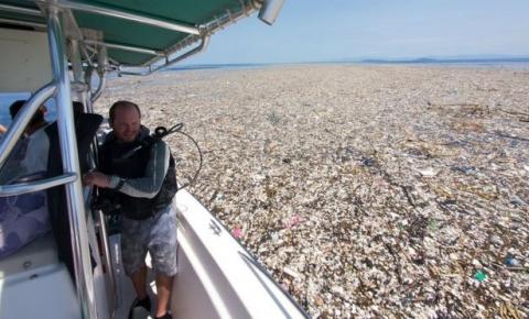 O gigantesco 'mar de lixo' no Caribe com plástico, animais mortos e até corpos