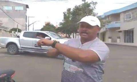 Vídeo: Antônio Dantas, irmão do ex-prefeito Jorge Dantas agride com bimba de boi motorista de carro de som de Cristiano Mateus