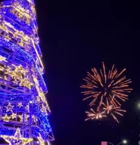 Espetáculo de luzes marca abertura do Natal da FelizCidade no Pilar